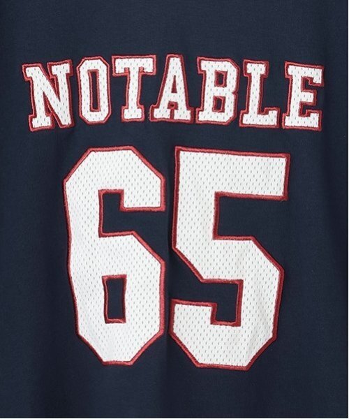 LOVETOXIC(ラブトキシック)の「【LTXC】【吸水速乾/さらさら】メッシュナンバーTシャツ(Tシャツ/カットソー・キッズ・オフホワイト/ネイビー/ブラック・L:160cm/S:140cm/M:150cm/130cm)」の8枚目の写真