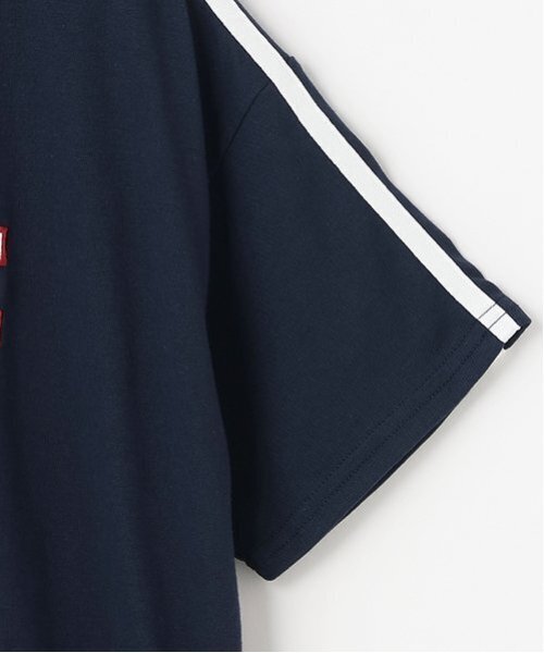 LOVETOXIC(ラブトキシック)の「【LTXC】【吸水速乾/さらさら】メッシュナンバーTシャツ(Tシャツ/カットソー・キッズ・オフホワイト/ネイビー/ブラック・L:160cm/S:140cm/M:150cm/130cm)」の9枚目の写真