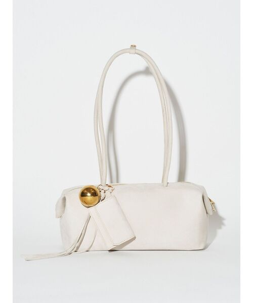 ELENDEEK（エレンディーク）の「フリンジボストンバッグ（ボストンバッグ・レディース・ボルドー/アイボリー/ブラック・FREE）」の10枚目の写真