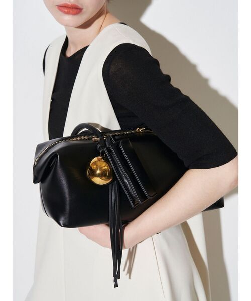 ELENDEEK（エレンディーク）の「フリンジボストンバッグ（ボストンバッグ・レディース・ボルドー/アイボリー/ブラック・FREE）」の12枚目の写真