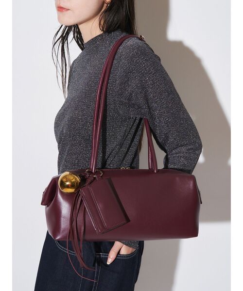 ELENDEEK（エレンディーク）の「フリンジボストンバッグ（ボストンバッグ・レディース・ボルドー/アイボリー/ブラック・FREE）」の18枚目の写真