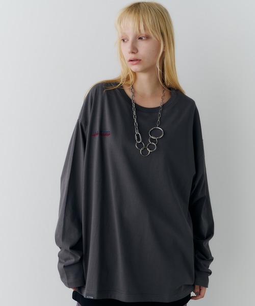 AIVER(アイバー)の「AIVER LAVAハイブリットL/S TEE(Tシャツ/カットソー・メンズ・ホワイト/ブラック/チャコールグレー・MEDIUM/SMALL/LARGE)」の3枚目の写真