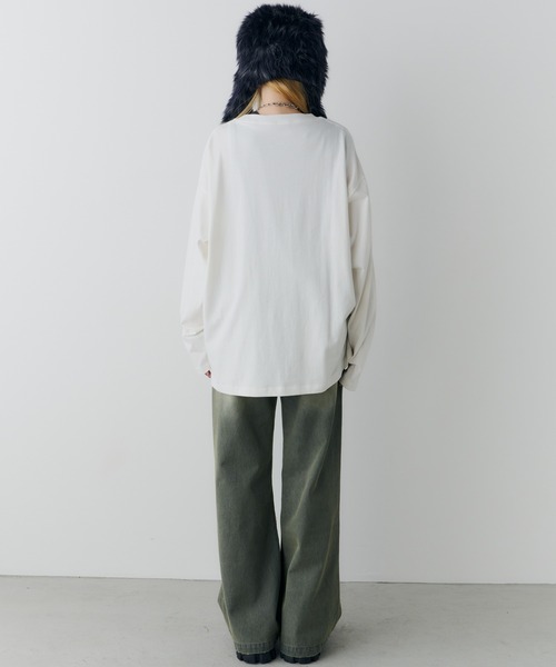 AIVER(アイバー)の「AIVER LAVAハイブリットL/S TEE(Tシャツ/カットソー・メンズ・ホワイト/ブラック/チャコールグレー・MEDIUM/SMALL/LARGE)」の19枚目の写真