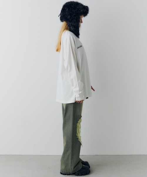 AIVER(アイバー)の「AIVER LAVAハイブリットL/S TEE(Tシャツ/カットソー・メンズ・ホワイト/ブラック/チャコールグレー・MEDIUM/SMALL/LARGE)」の20枚目の写真