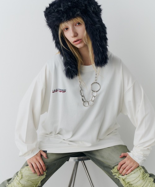 AIVER(アイバー)の「AIVER LAVAハイブリットL/S TEE(Tシャツ/カットソー・メンズ・ホワイト/ブラック/チャコールグレー・MEDIUM/SMALL/LARGE)」の11枚目の写真