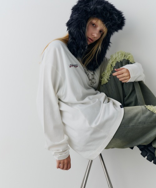 AIVER(アイバー)の「AIVER LAVAハイブリットL/S TEE(Tシャツ/カットソー・メンズ・ホワイト/ブラック/チャコールグレー・MEDIUM/SMALL/LARGE)」の13枚目の写真