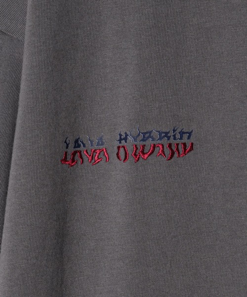 AIVER(アイバー)の「AIVER LAVAハイブリットL/S TEE(Tシャツ/カットソー・メンズ・ホワイト/ブラック/チャコールグレー・MEDIUM/SMALL/LARGE)」の6枚目の写真