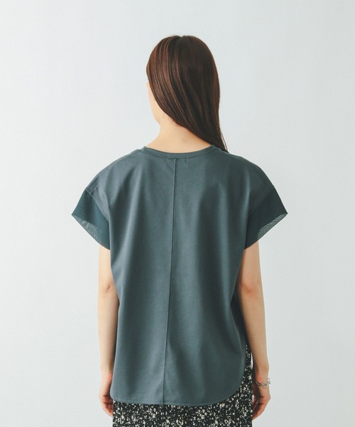 GLOBAL WORK（グローバルワーク）の「汗染み軽減シフォンT/497050（Tシャツ/カットソー・レディース・ホワイト/カーキ/ブラック・MEDIUM/LARGE）」の17枚目の写真