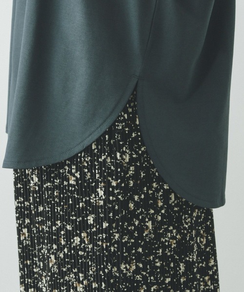 GLOBAL WORK（グローバルワーク）の「汗染み軽減シフォンT/497050（Tシャツ/カットソー・レディース・ホワイト/カーキ/ブラック・MEDIUM/LARGE）」の9枚目の写真