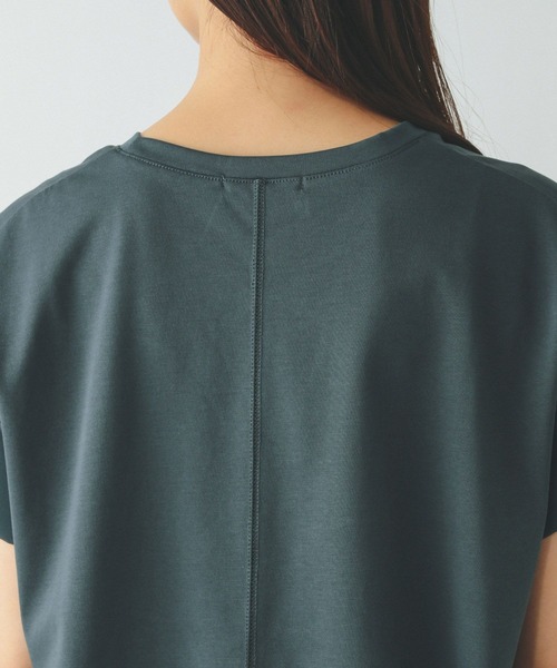 GLOBAL WORK（グローバルワーク）の「汗染み軽減シフォンT/497050（Tシャツ/カットソー・レディース・ホワイト/カーキ/ブラック・MEDIUM/LARGE）」の10枚目の写真