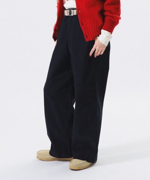 BEAMS BOY(ビームスボーイ)の「【2/5再値下げ】ワイド チノ パンツ(チノパンツ・レディース・ネイビー/ベージュ/ブラウン・0/2/1)」の3枚目の写真