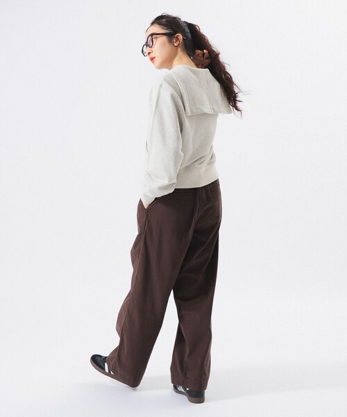 BEAMS BOY ワイド チノパンツ BEAMS BOY（ビームスボーイ）の「ワイド チノパンツ（チノパンツ