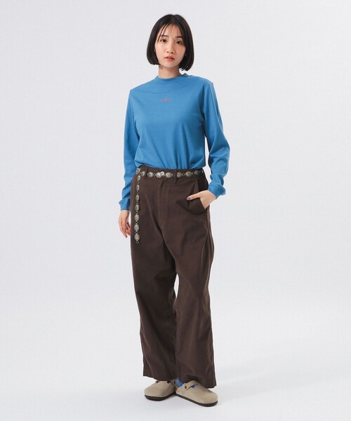BEAMS BOY ワイド チノパンツ BEAMS BOY（ビームスボーイ）の「ワイド チノパンツ（チノパンツ