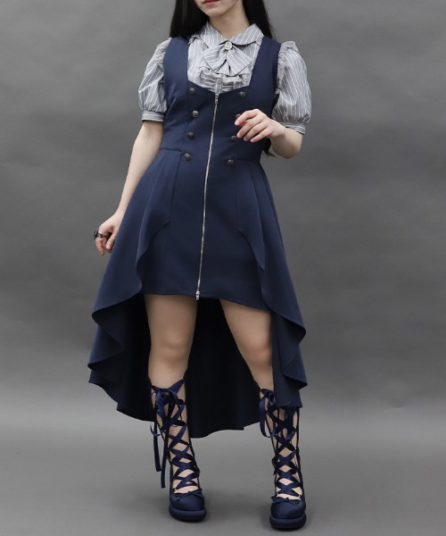 ベストデザインミニワンピース（ワンピース）｜axes femme