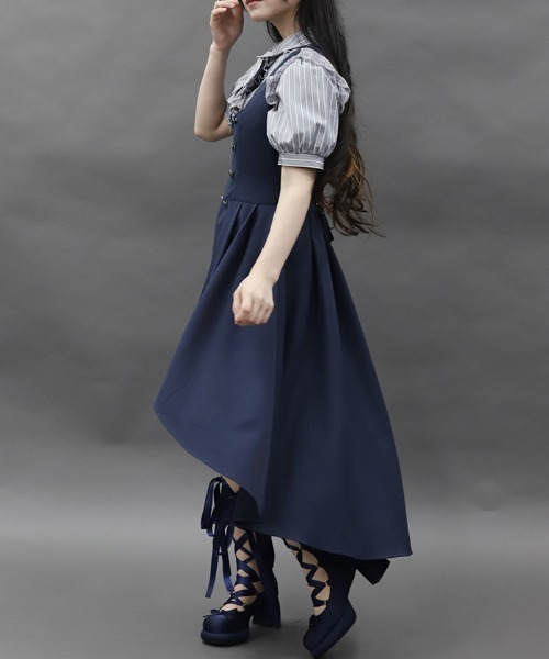 ベストデザインミニワンピース（ワンピース）｜axes femme