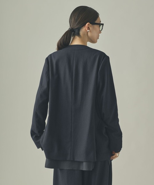 Curensology（カレンソロジー）の「＜C.S.G＞アンセドニアカーディガンジャケット（その他アウター・レディース・ベージュ/ネイビー・FREE）」の18枚目の写真