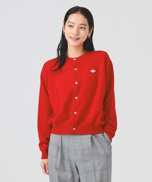 DANTON / LAMBS WOOL CREWNECK CARDIGAN（ニット/セーター）｜DANTON