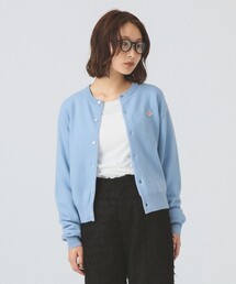 DANTON / LAMBS WOOL CREWNECK CARDIGAN