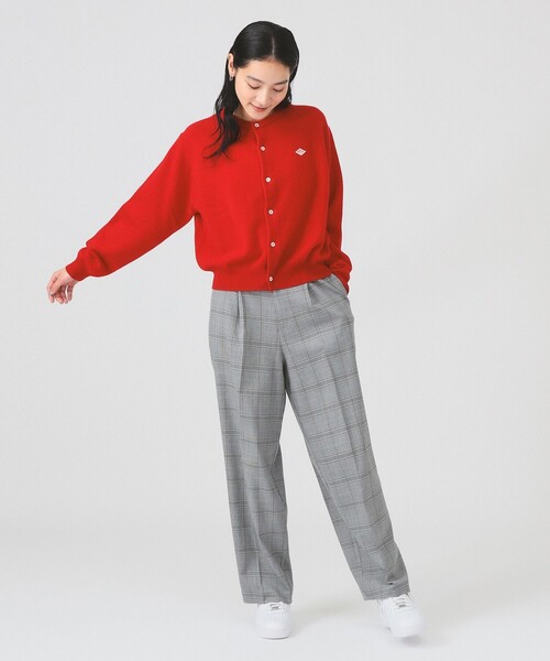 DANTON(ダントン)の「DANTON / LAMBS WOOL CREWNECK CARDIGAN(カーディガン/ボレロ・レディース・カーキ/オフホワイト/レッド/サックスブルー/ピンク・34)」の19枚目の写真