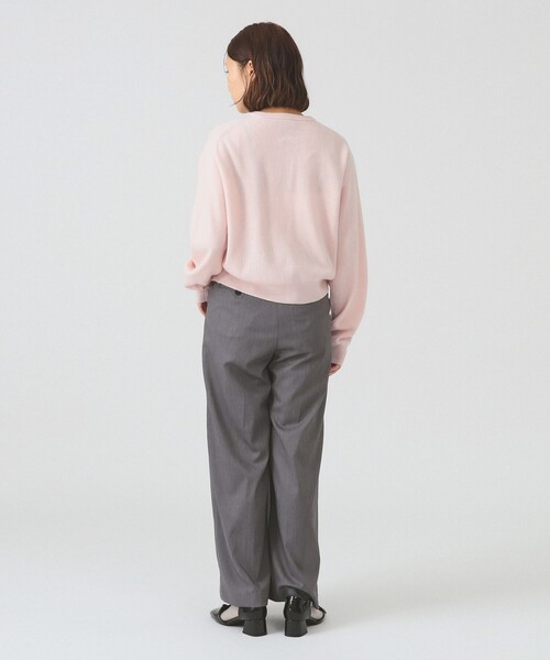 DANTON / LAMBS WOOL CREWNECK CARDIGAN（ニット/セーター）｜DANTON