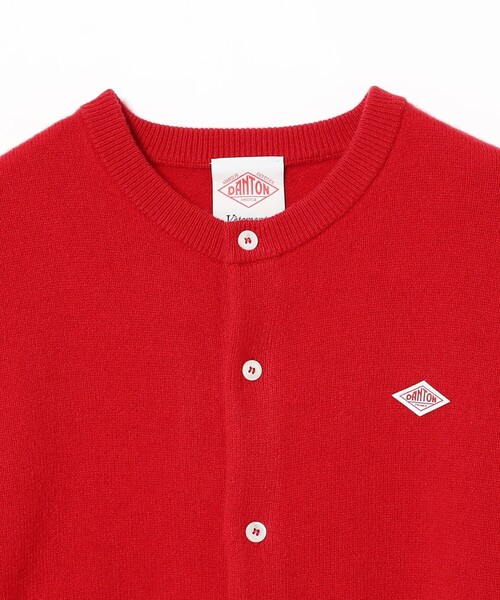 DANTON / LAMBS WOOL CREWNECK CARDIGAN（ニット/セーター）｜DANTON