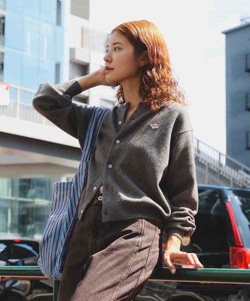 DANTON / LAMBS WOOL CREWNECK CARDIGAN（ニット/セーター）｜DANTON