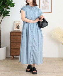 MOTO（モト）の「タックワンピース（ワンピース）」