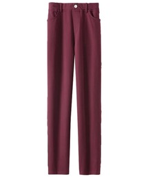 なめらかマシュマロストレッチパンツ６３丈
