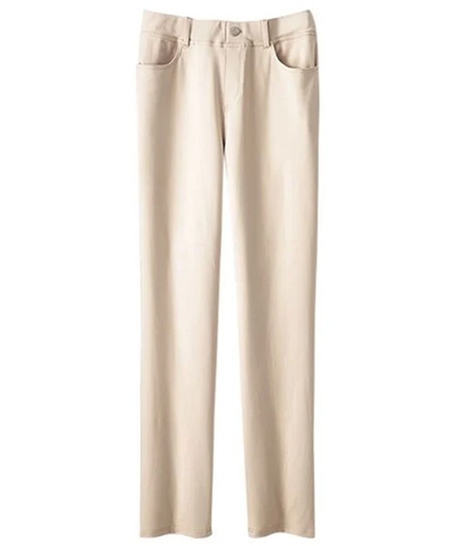 BELLUNA PLUS(ベルーナ)の「なめらかマシュマロストレッチパンツ63丈(その他パンツ・レディース・イエロー/ワイン/アイボリー/モスグリーン/ブラック/ライム/ワイン系2/グレー系/ブラウン・MEDIUM/SMALL/X-LARGE/LARGE)」の12枚目の写真