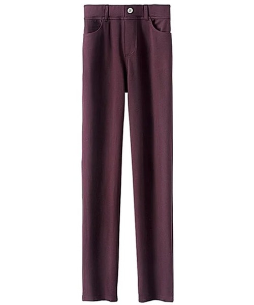 BELLUNA PLUS(ベルーナ)の「なめらかマシュマロストレッチパンツ63丈(その他パンツ・レディース・イエロー/ワイン/アイボリー/モスグリーン/ブラック/ライム/ワイン系2/グレー系/ブラウン・MEDIUM/SMALL/X-LARGE/LARGE)」の16枚目の写真