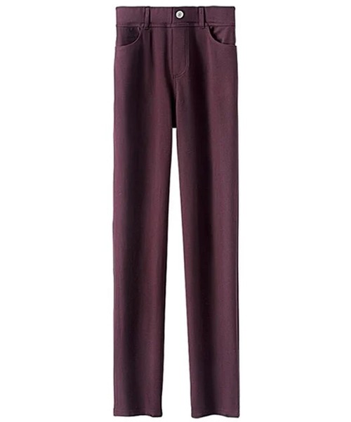 BELLUNA PLUS(ベルーナ)の「なめらかマシュマロストレッチパンツ63丈(その他パンツ・レディース・イエロー/ワイン/アイボリー/モスグリーン/ブラック/ライム/ワイン系2/グレー系/ブラウン・MEDIUM/SMALL/X-LARGE/LARGE)」の20枚目の写真