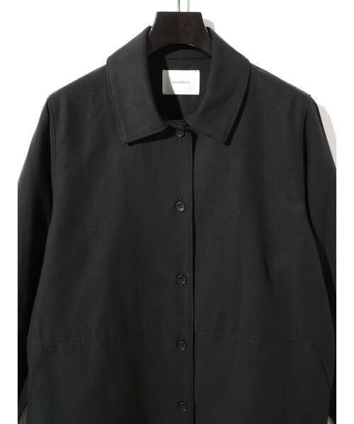 MIDIUMISOLID(ミディウミソリッド)の「MIDIUMISOLID for Ladies ダックロングシャツ(シャツ/ブラウス・レディース・ブラック/ベージュ・FREE)」の11枚目の写真