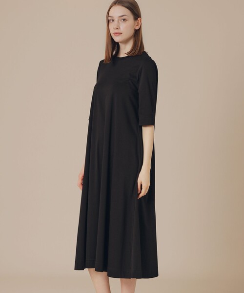 MACKINTOSH LONDON（マッキントッシュ ロンドン）の「【SUPER FINE LAB.】パウダーシュガーコットンワンピース（ワンピース・レディース・ブルー系その他4/ブラック・38）」の2枚目の写真