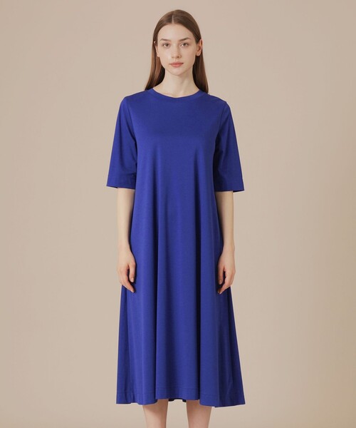 美品 シルク100％ マッキントッシュロンドン カシュクールワンピース 無地ジャカードワンピース(ワンピース)｜MACKINTOSH LONDON
