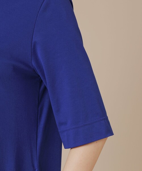 MACKINTOSH LONDON（マッキントッシュ ロンドン）の「【SUPER FINE LAB.】パウダーシュガーコットンワンピース（ワンピース・レディース・ブルー系その他4/ブラック・38）」の8枚目の写真