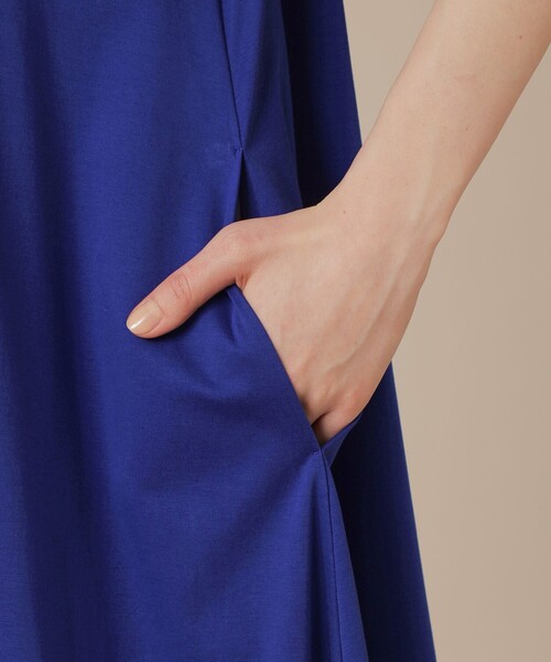 MACKINTOSH LONDON（マッキントッシュ ロンドン）の「【SUPER FINE LAB.】パウダーシュガーコットンワンピース（ワンピース・レディース・ブルー系その他4/ブラック・38）」の9枚目の写真