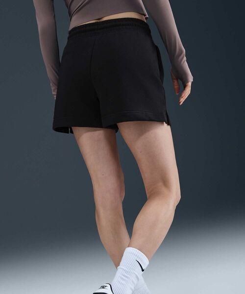 NIKE（ナイキ）の「ナイキ スポーツウェア フェニックス フリース ウィメンズ フレンチテリー ミッドライズ 4インチ ショート / Nike Sportswear Phoenix Fleece Women's French Terry Mid-Rise Shorts II0741-010 Black（その他パンツ・レディース・ブラック・S/M/XS/L/XL）」の11枚目の写真