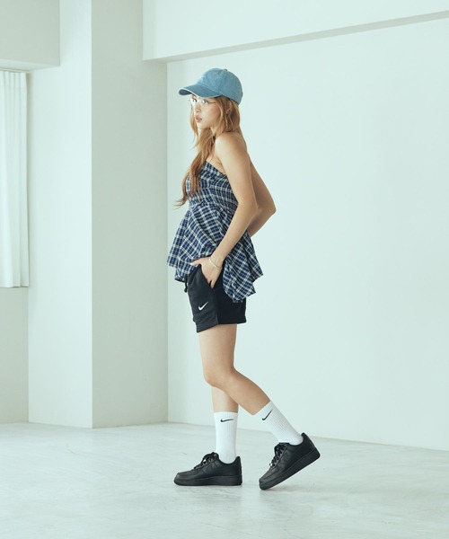 NIKE（ナイキ）の「ナイキ スポーツウェア フェニックス フリース ウィメンズ フレンチテリー ミッドライズ 4インチ ショート / Nike Sportswear Phoenix Fleece Women's French Terry Mid-Rise Shorts II0741-010 Black（その他パンツ・レディース・ブラック・S/M/XS/L/XL）」の7枚目の写真