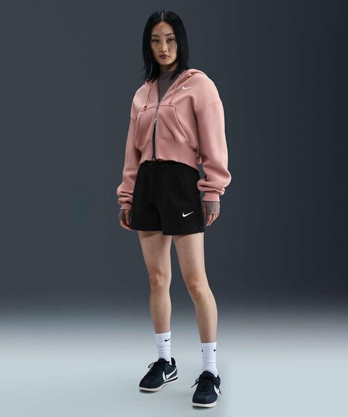 NIKE（ナイキ）の「ナイキ スポーツウェア フェニックス フリース ウィメンズ フレンチテリー ミッドライズ 4インチ ショート / Nike Sportswear Phoenix Fleece Women's French Terry Mid-Rise Shorts II0741-010 Black（その他パンツ・レディース・ブラック・S/M/XS/L/XL）」の9枚目の写真