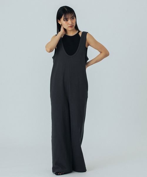 ROSE BUD（ローズバッド）の「SET OVERALLS（サロペット/オーバーオール・レディース・ブラウン/チャコールグレー・S/M）」の11枚目の写真