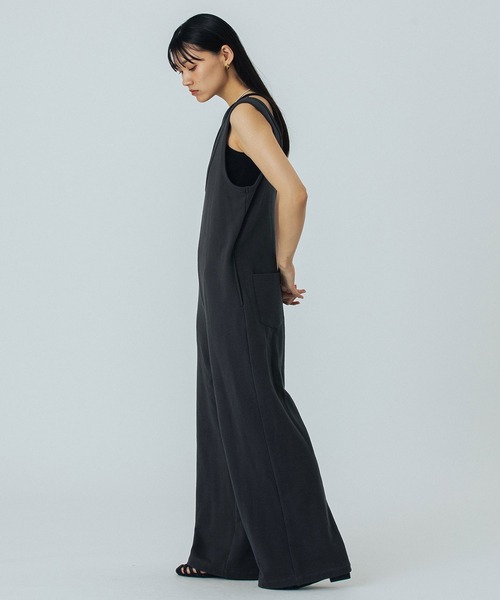 ROSE BUD（ローズバッド）の「SET OVERALLS（サロペット/オーバーオール・レディース・ブラウン/チャコールグレー・S/M）」の4枚目の写真