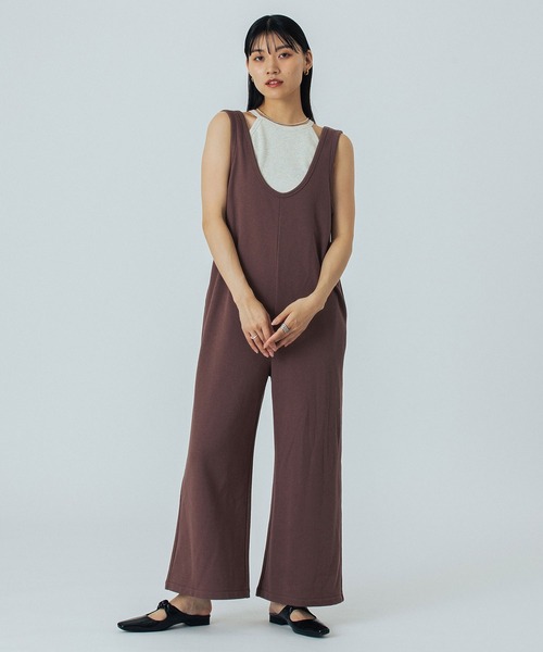 ROSE BUD（ローズバッド）の「SET OVERALLS（サロペット/オーバーオール・レディース・ブラウン/チャコールグレー・S/M）」の22枚目の写真