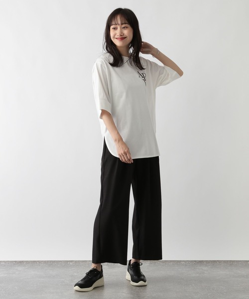 FOUND GOOD(ファウンドグッド)の「フロッキーロゴPTチュニック(チュニック・レディース・グレー系8/ホワイト系5/ブラウン系5・L/M/S)」の4枚目の写真