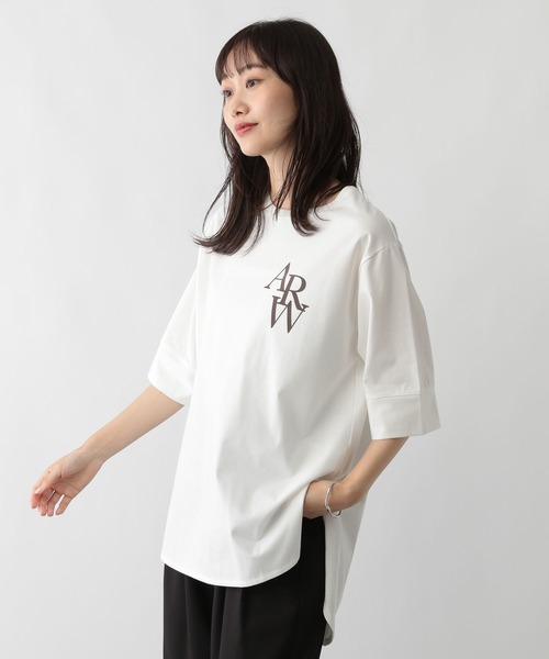 FOUND GOOD(ファウンドグッド)の「フロッキーロゴPTチュニック(チュニック・レディース・グレー系8/ホワイト系5/ブラウン系5・L/M/S)」の7枚目の写真