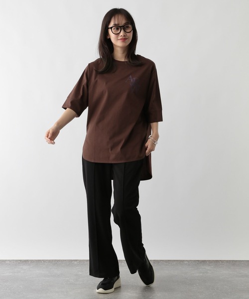 FOUND GOOD(ファウンドグッド)の「フロッキーロゴPTチュニック(チュニック・レディース・グレー系8/ホワイト系5/ブラウン系5・L/M/S)」の12枚目の写真