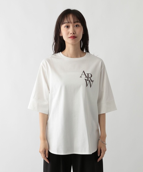 FOUND GOOD(ファウンドグッド)の「フロッキーロゴPTチュニック(チュニック・レディース・グレー系8/ホワイト系5/ブラウン系5・L/M/S)」の16枚目の写真