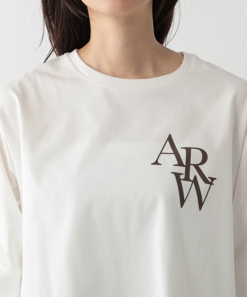 FOUND GOOD(ファウンドグッド)の「フロッキーロゴPTチュニック(チュニック・レディース・グレー系8/ホワイト系5/ブラウン系5・L/M/S)」の19枚目の写真