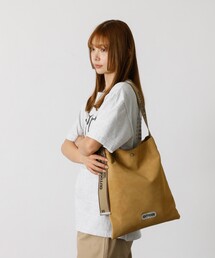 【OUTDOOR PRODUCTS / アウトドアプロダクツ】Jacquard Tapelogo Tote/テープロゴ縦型トート/ユニセックス