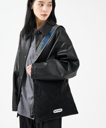 【OUTDOOR PRODUCTS / アウトドアプロダクツ】Jacquard Tapelogo Tote/テープロゴ縦型トート/ユニセックス