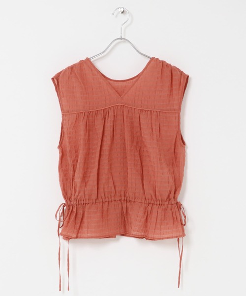 KBF(ケイビーエフ)の「2WAYノースリーブブラウス(シャツ/ブラウス・レディース・ネイビー/オレンジ/アイボリー・ONE)」の16枚目の写真